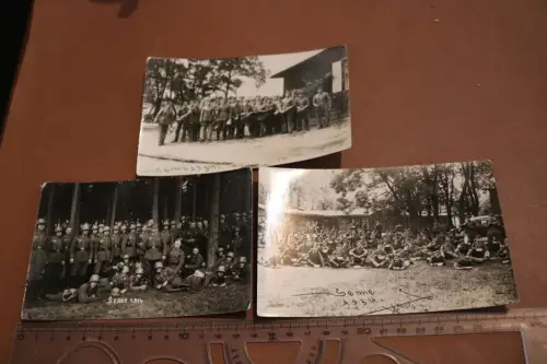 drei alte Grupenfotos - Senne Lager - 1934 