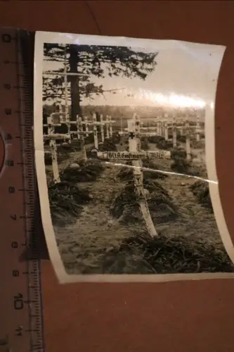 altes Foto Soldatengräber - IR 37 - 1941