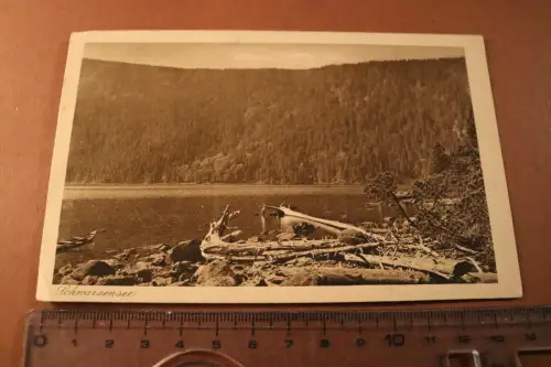 tolle alte Karte - Schwarzensee  Böhmen  1921