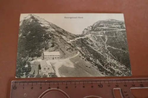 tolle alte Karte - Herzogstand-Haus 1915