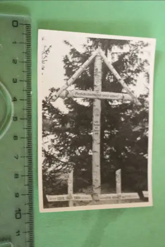 interessantes altes Foto - Grabkreuz der I./90 - Borowik  