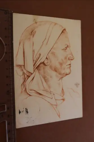 tolle alte Willrich Karte - Försterfrau aus dem Buchenland 1940