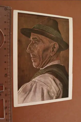 tolle alte Willrich Karte -  Tiroler Albauer - 1941