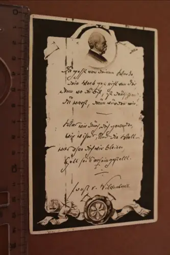 tolle alte Bismarck-Karte - Deutschtum im Ausland - 1917