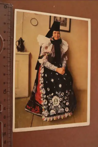 tolle alte  Karte - Schaumburg-Lippische Tracht - 50er Jahre ?