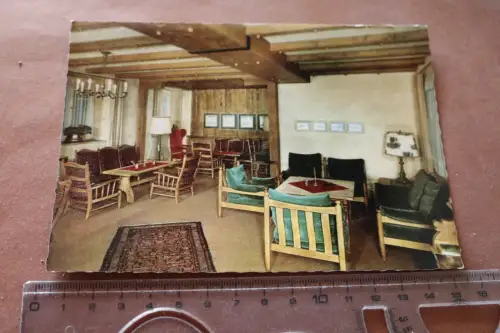 tolle alte Karte - Innenansicht - Hotel Sonne - Nördlingen 70er Jahre ? (2)