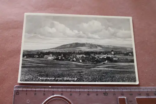 tolle alte Karte -  Panorama von Böbing 1937