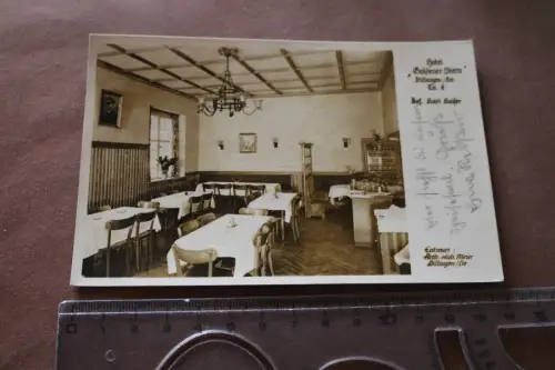 tolle alte Karte - Ansicht - Hotel Goldener Stern - Dillingen  1941