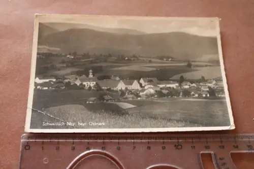tolle alte Karte - Ansicht Schwarzach - bayr. Ostmark 30-40er Jahre 