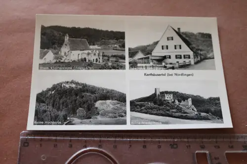 tolle alte Karte - Ansichten Ederheim ?  50-60er Jahre  