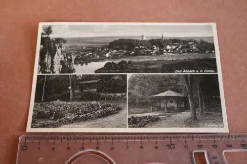 tolle alte Karte - Ansichten  Bad Abbach 1942