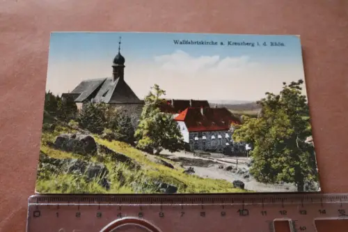 tolle alte Karte - Wallfahrtskirche a. Kreuzberg i.d. Rhön 30-40er Jahre 