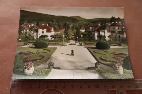 tolle alte Karte -Bad Brückenau  Blick vom Fürstenhof - 1960