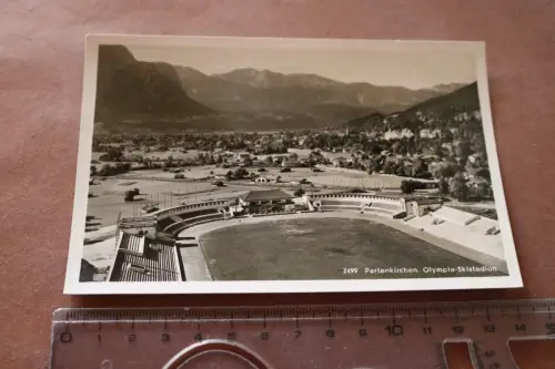 tolle alte Karte - Partenkirchen - Olympia-Skistadion 1952
