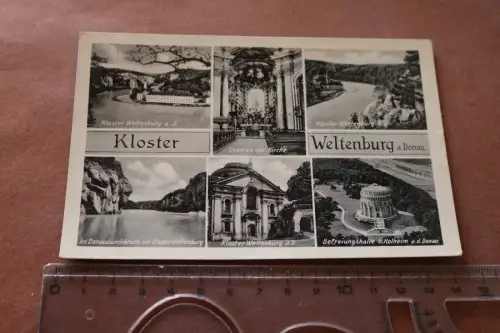 tolle alte Karte - Kloster Weltenburg a. D.  50-60er Jahre 