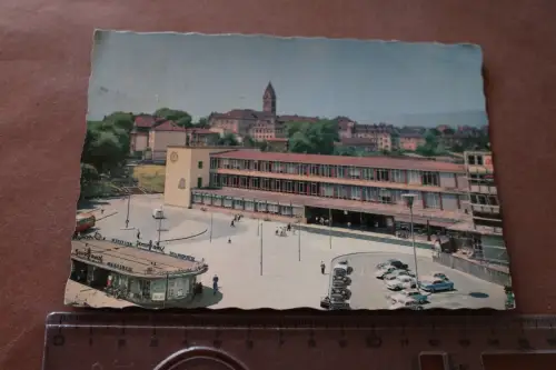 tolle alte Karte - Kassel Hauptbahnhof - 1960