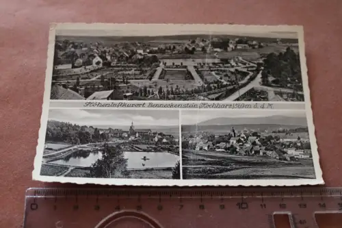 tolle alte Karte - Ansichten - Höhenluftkurort Benneckenstein 30-40er Jahre 