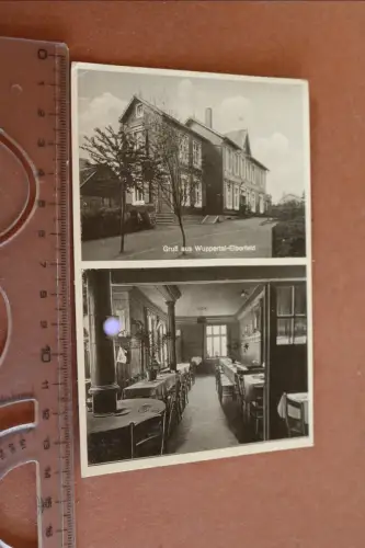 tolle alte Karte -  Wuppertal Elberfeld - Restauration zum gemütlichen Heinrich 