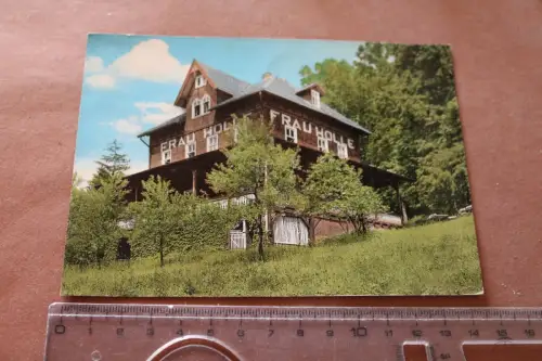 tolle alte Karte - Waldgasthaus Frau Holle - Höllental - 1968