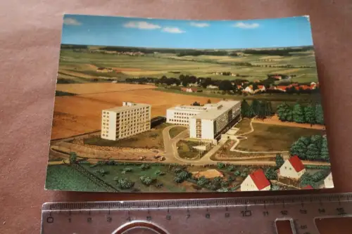 tolle alte Karte - Kreiskrankenhaus Wertingen 1964