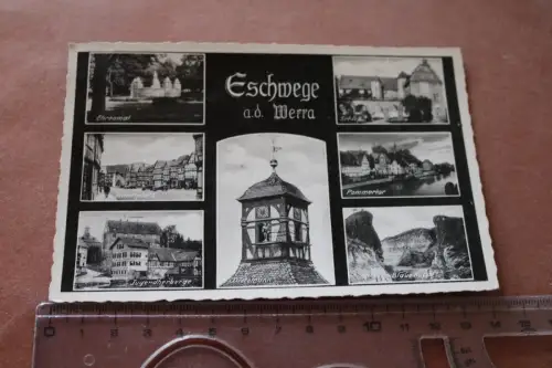 tolle alte Karte - Ansichten Eschwege a.d. Werra 50er Jahre ?