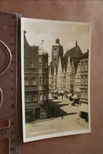 tolle alte Karte -Theresienstraße - Ingolstadt - Stempel Bahnhofswach 1941