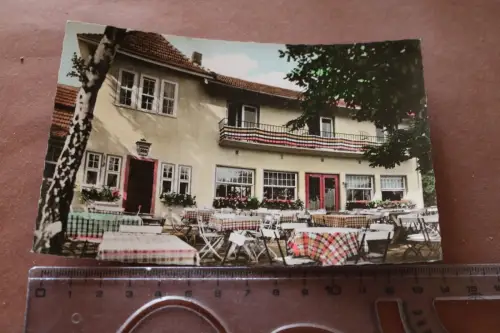 tolle alte Karte -Waldgasthaus Westerburg - Bad Soden 1963