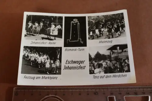 tolle alte Karte - Eschweger Johannisfest 50-60er Jahre ??