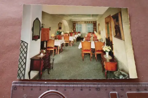 tolle alte Karte - Innenansicht - Hotel Sonne - Nördlingen 70er Jahre ?