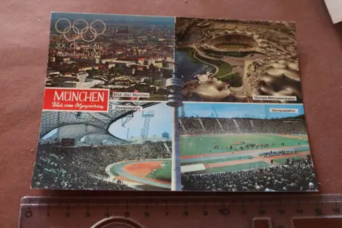tolle alte Karte - Olympiastadt München - 1972 (4)
