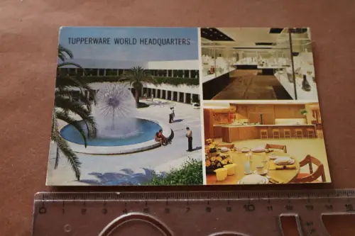 tolle alte Karte -  Tupperware World Headquarters 1977