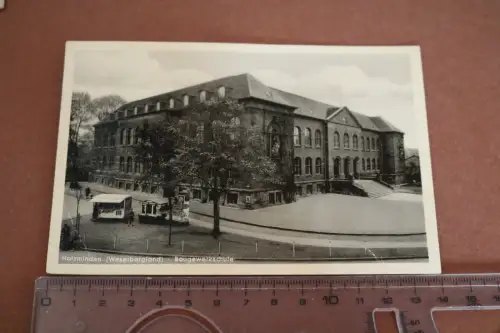 tolle alte Karte - Holzminden - Baugewerkschule 1951