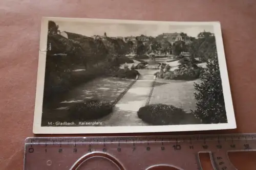 tolle alte Karte -  Kaiserplatz - M.-Gladbach 30-40er Jahre 