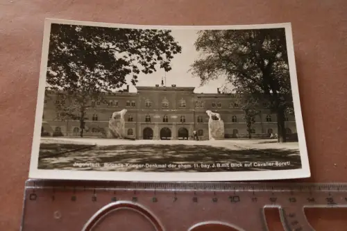 tolle alte Karte - Ingolstadt - Brigade Krieger Denkmal der ehem. 11. bay.J.B. 
