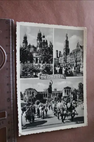 tolle alte Karte - Ansichten München - 1959