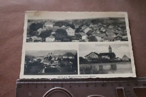tolle alte Karte - Ansichten Wiesenfelden bayr. Wald - 30-40er Jahre 