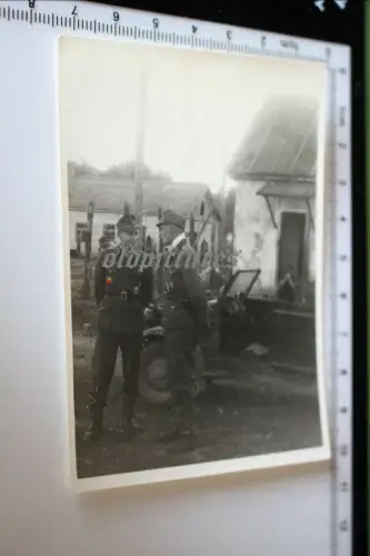 tolles altes Foto - zwei Soldaten, einer DKiG Träger - Kubanbrückenkopf 1943