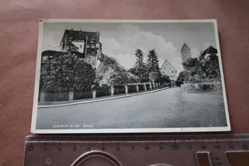 tolle alte Karte - Leipheim a.d. Donau - 30-40er Jahre 