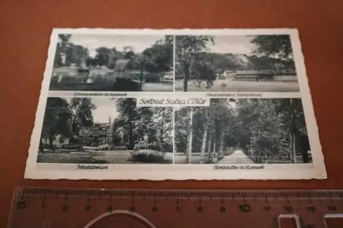 tolle alte Karte - Ansichten Solbad Sulza i Thür  1943