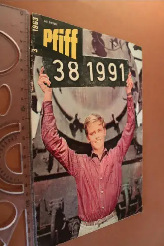 tolle alte Zeitschrift Pfiff Nr 3 1963