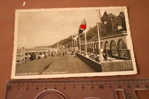 alte Karte-Ostseebad Rauschen - Strandterrasse 1940