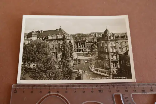 tolle alte Karte -  Wuppertal Elberfeld - Döppersberg 1934
