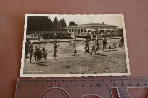 tolle alte Karte -  Familienbad Haar -  Haar  30-40er Jahre
