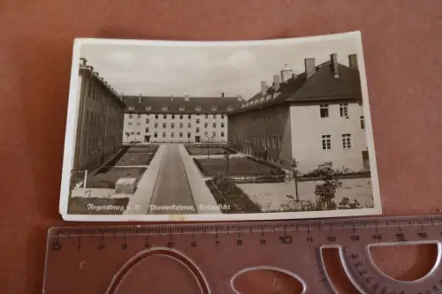 tolle alte Karte - Regensburg a.D. - Pionierkaserne  Teilansicht 30er Jahre 