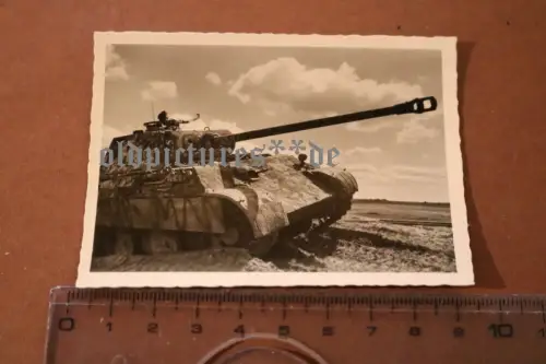 tolles altes Foto Kleinbildserie  SdKfz Panther mit Zimmerit 1944 