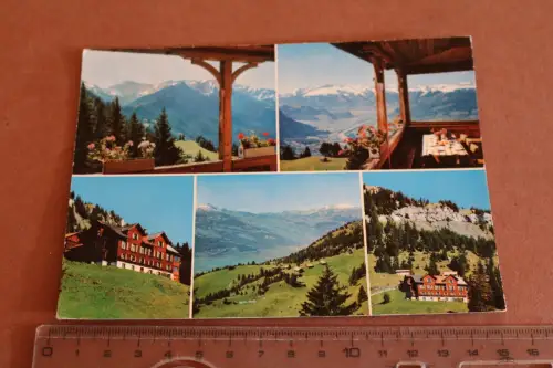 tolle alte Karte - Fürstentum Liechtenstein - Kurhaus Silum 1972 