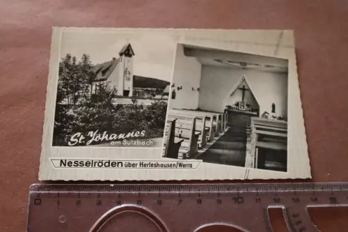 tolle alte Karte - St. Johannes am Sulzbach  Nesselröden 50-60er Jahre ? (2)