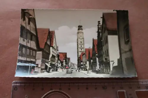 tolle alte Karte -Lauingen  Donau - Obere Herzog Georg Straße  50er Jahre ??