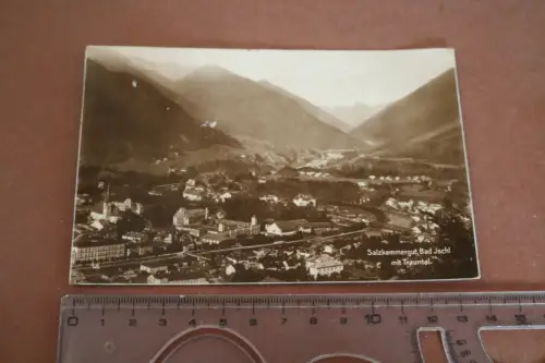 tolle alte Karte - Salzkammergut Bad Ischl mit Trauntal 1928