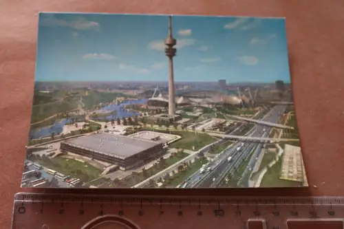 tolle alte Karte - Olympiapark München 